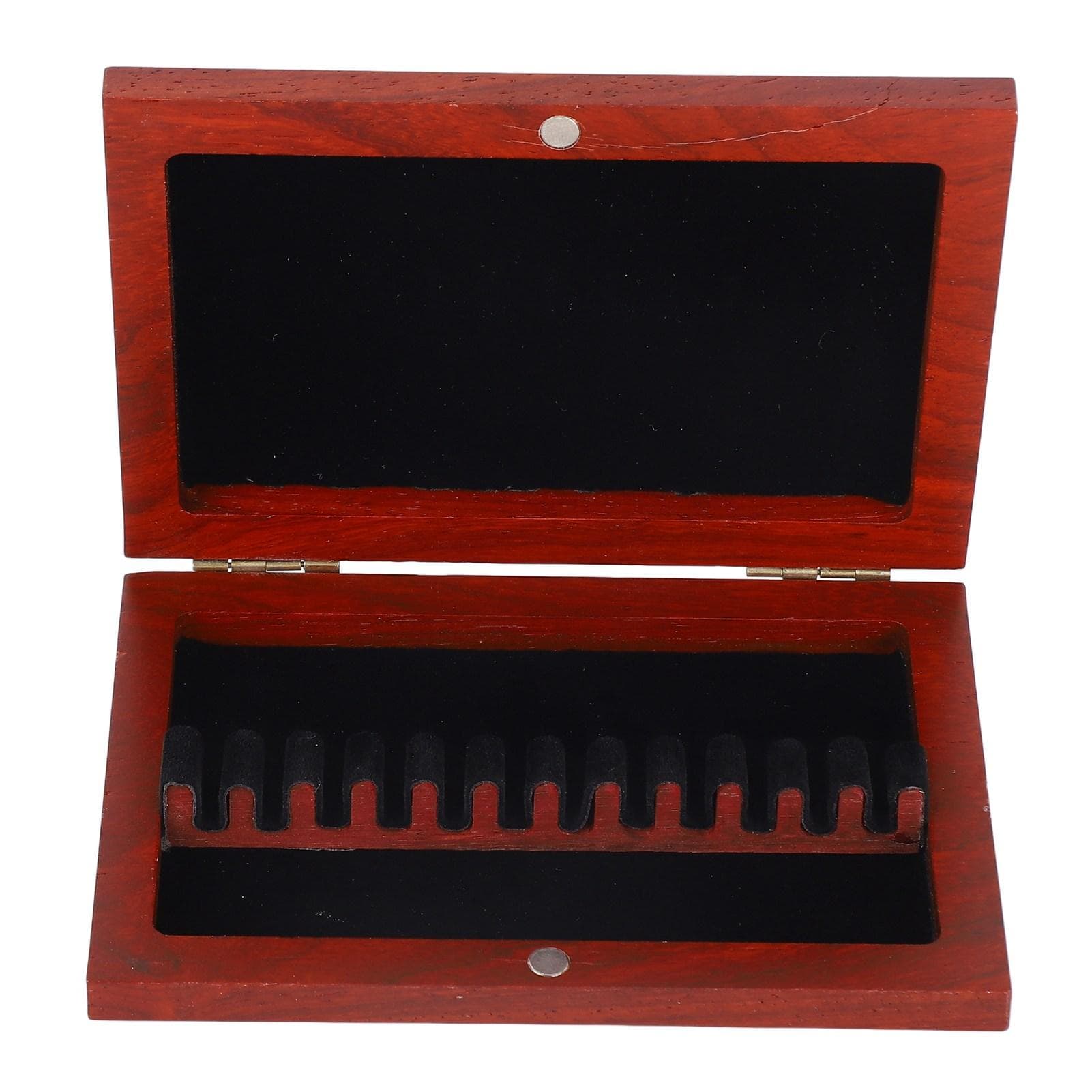 Oboe Reed Case Redwood Storage Box Large Capacity Woodwind Reed Holder Musical Instrument Accessory