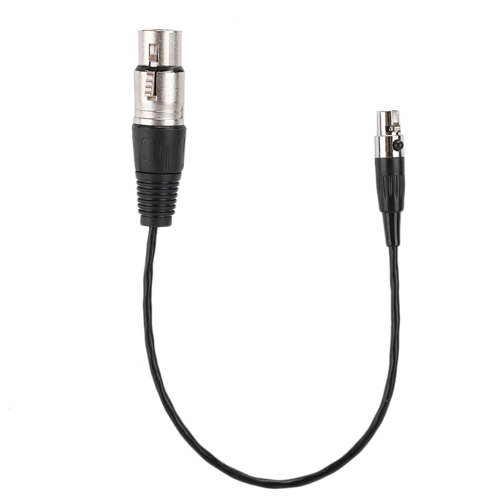 Mini XLR 3pin Female to XLR 3pin Female Audio Cable for CamerasSLRs Standard Microphone Connection