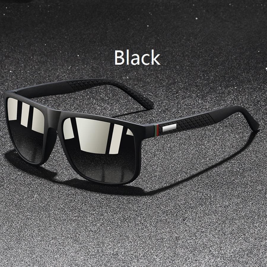 Fashion Colorful Stripes Vintage Sunglasses UV400 For Men Women Driving Fishing Designer Brand Eyewear