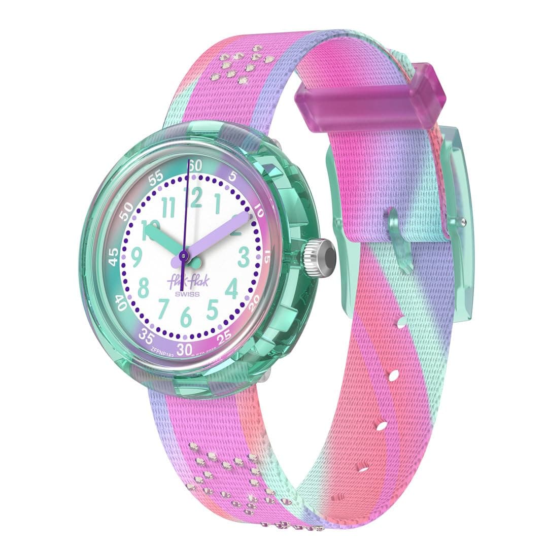 Wristwatch FLIP IT FPNP183 Pink [Flick Flack] Kids' PINK! Girls' pink