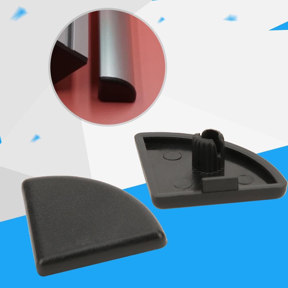 20Pcs End Cap Cover Black Plastic Fasteners for 2020R3030R EU Standard Aluminum Profiles