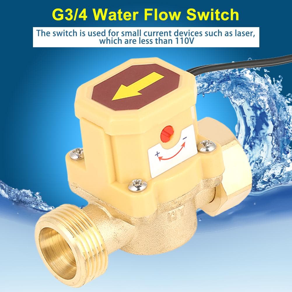 1pc Pump Pressure Water Flow Control Sensor Switch G34 Thread 0.6 Mpa