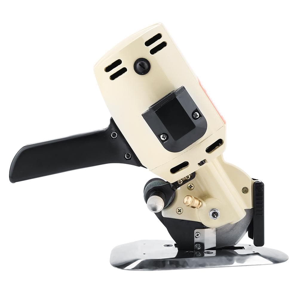 TY‑100 Blade Electric Round Knife Cloth Cutter Fabric Cutting Machine EU Plug