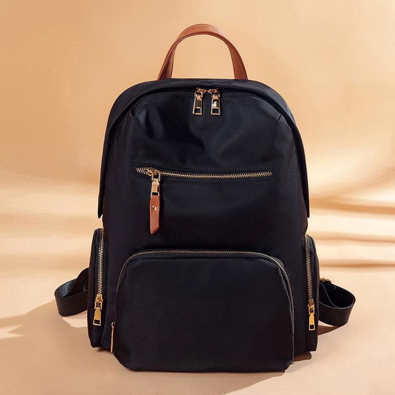 Student Schoolbags, Backpacks, Female Oxford Fabric Waterproof Computer Backpacks, Large-capacity Travel Bags black
