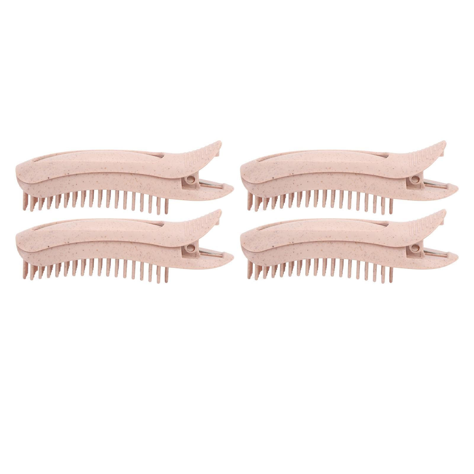 4Pcs Hair Root Lifting Clip Wheat Straw Quick Curling Lightweight Volume Hair Clip for Bangs