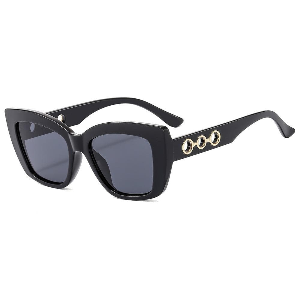 New square rivet sunglasses for women Retro Punk UV400 protection pink Green stylish eyewear trendy fashion accessory Other
