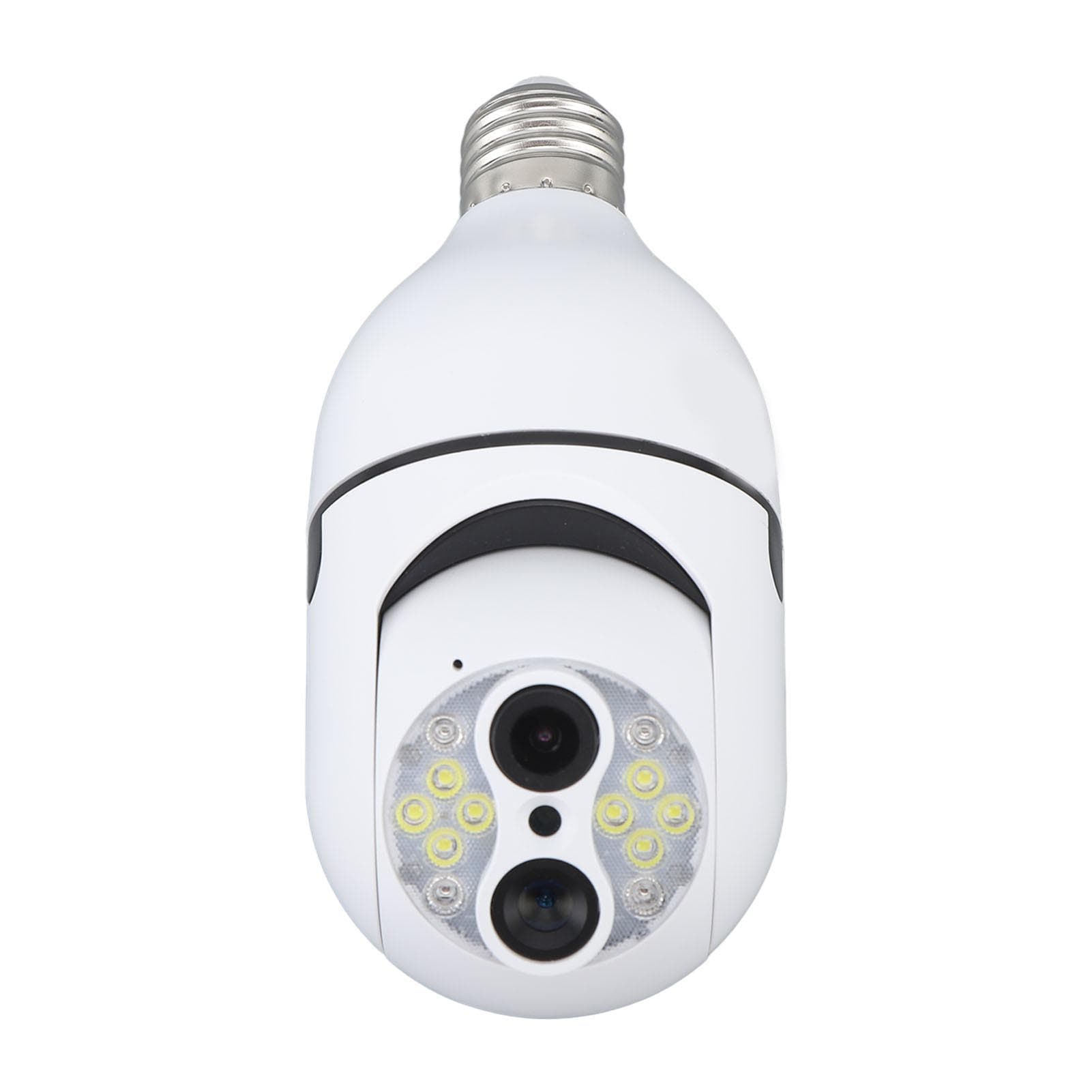 Dual Lens Security Camera WiFi 360 Degree Panoramic Al Human Tracking Light Bulb Camera 110‑240V