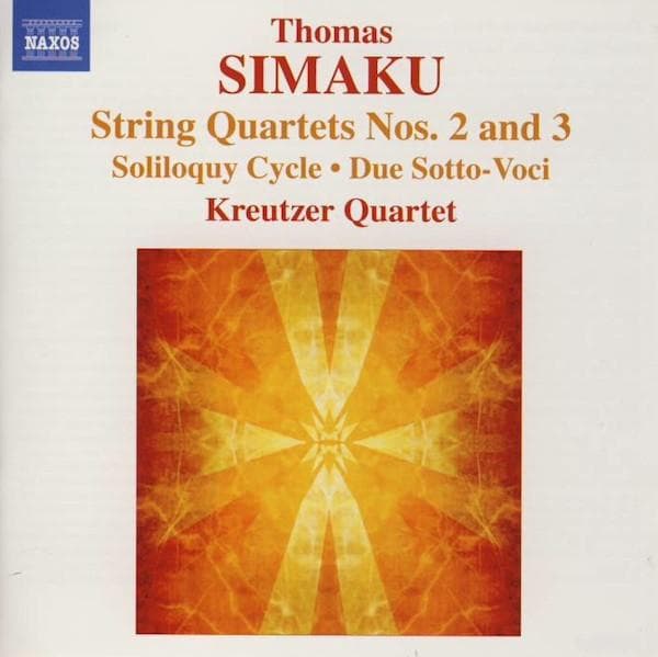 CD SIMAKU; KREUTZER QUARTET - String Quartets Nos. 2 & 3 / Solilo 8570428 Naxos 2008 Europe ObiClassical Used