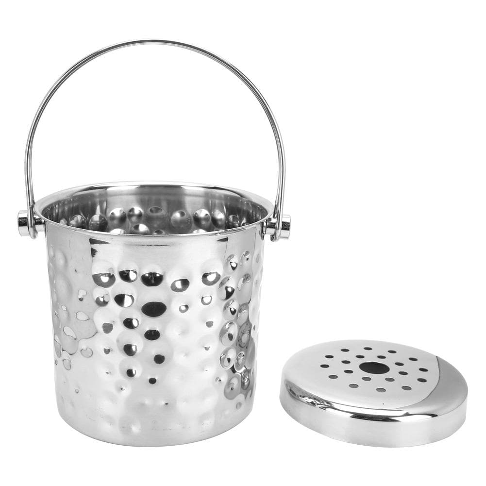 1L Stainless Steel Ice Bucket Container Portable Champagne Barrel with Filter Home Bar Supplies
