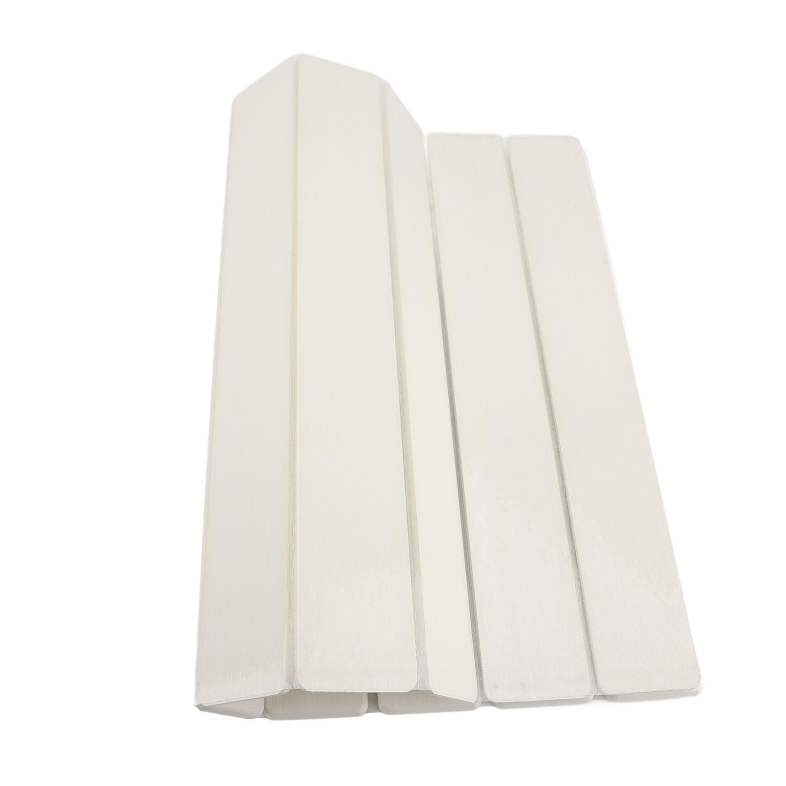 Foldable Diatomite Bath Mat Anti Slip Quick Drying Super Absorbent Diatomaceous Earth Shower Mat white