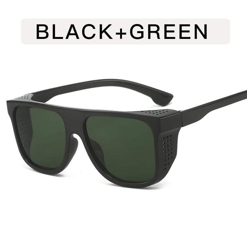 Retro Box Sunglasses Men Hollow Frame Windproof Sun Glasses European American Personality Instagram Fashion Trendy