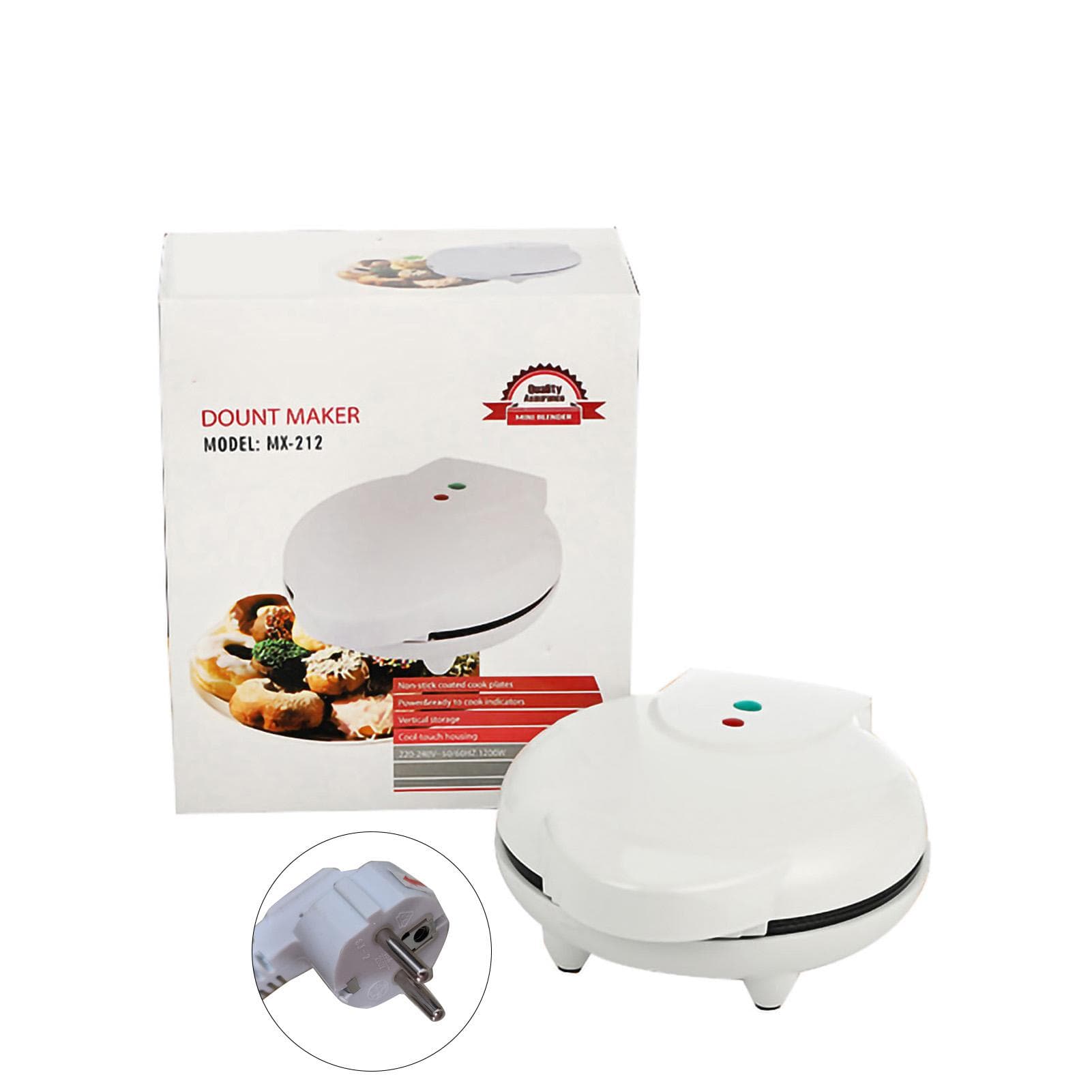 Donut Maker Home Electric Mini Doughnut Making Machine Multifunctional 2 Sided Non Stick Pan L