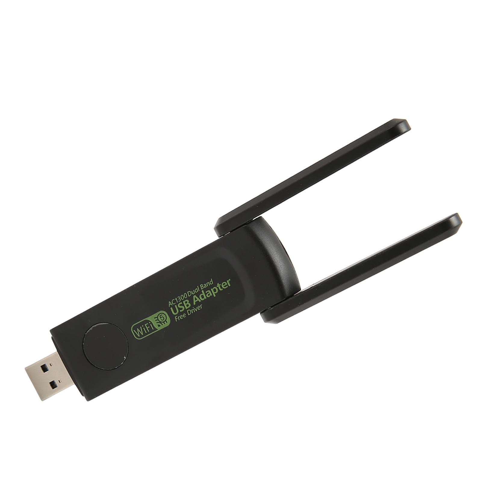 Wireless Network Card Adapter 1300Mbps 2.4G 5G Dual Band Double Antenna USB3.0 WiFi Adapter for PC
