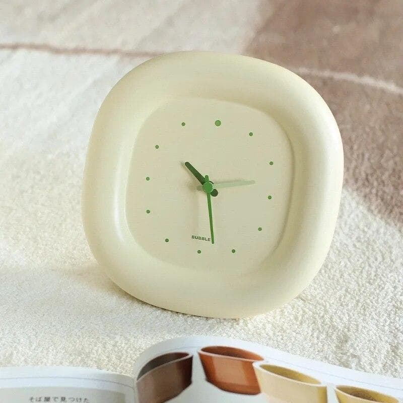 Creative Bubble Clock Wall Simple New Living Room Bedroom Silent For Home Decoration Quartz Needle Self Adhesive Hanging Watch 176mm yellow