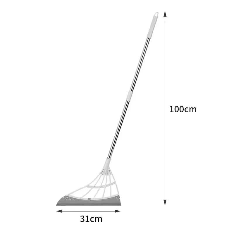 Silicone Broom Wiper Squeegee Window Washing Multifunctional Household Home Floor Glass Scraper Hand-push Mirror Cleaning Tools