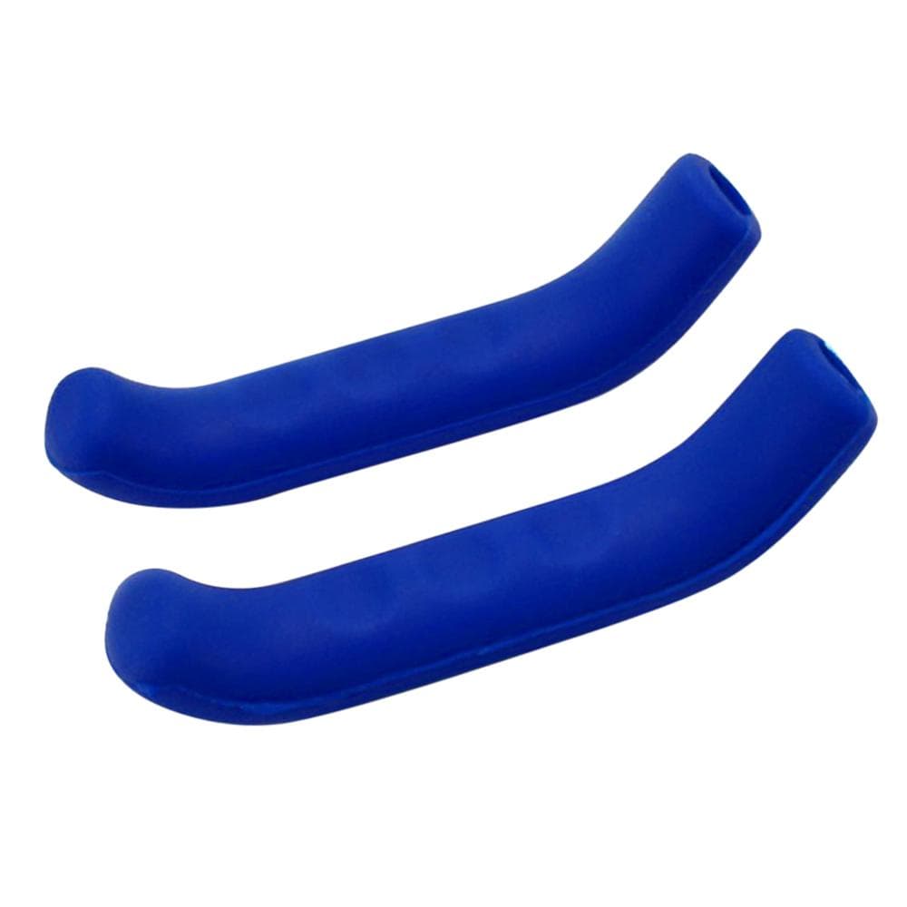2Pcs Bicycle Lever Cover Bike Brake Lever Grips Protectors Sleeve for MTB Bike Mountain Road Bike blue