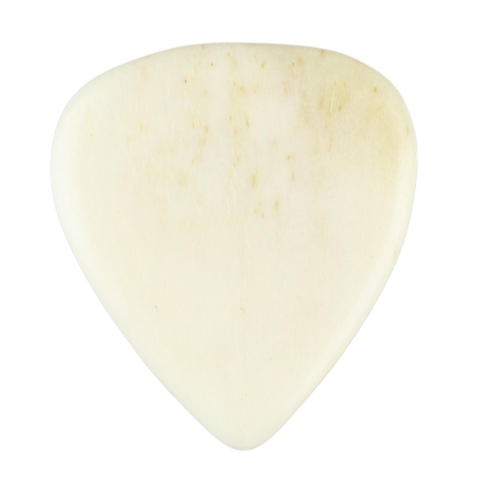 Guitar Pick Ox Bone Skidproof Easy Playing Plucking Pick Accessory for Performance Flat and Concave Flat and Concave Surfaces