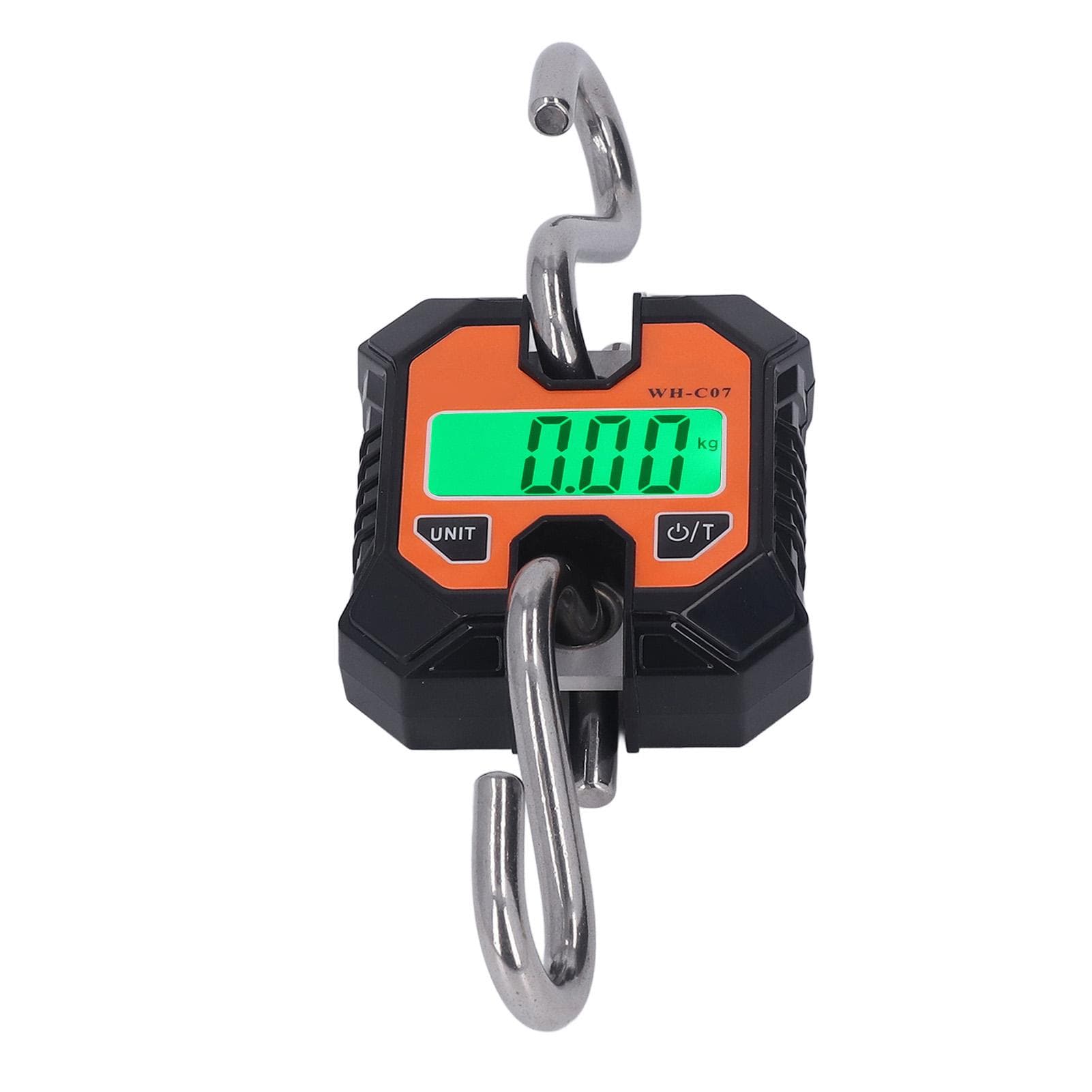 Digital Crane Scale with Hooks LCD Display Electronic Hanging Scale for Industrial Use 100kg 220lbs