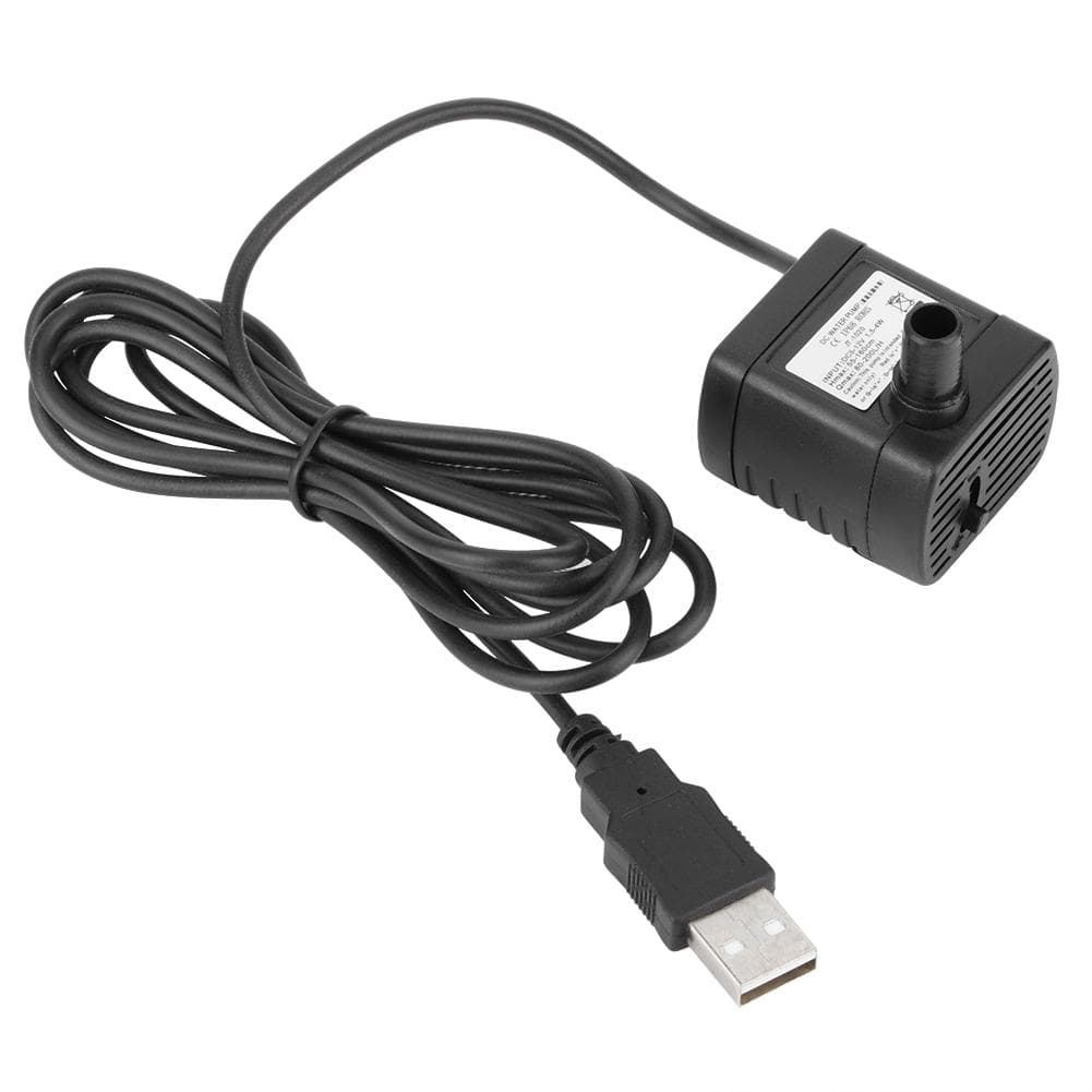 USB 5V 0.5m 150L/H Adjustable Miniature Brushless Motor DC Water Pump for Hydroponics Submersible
