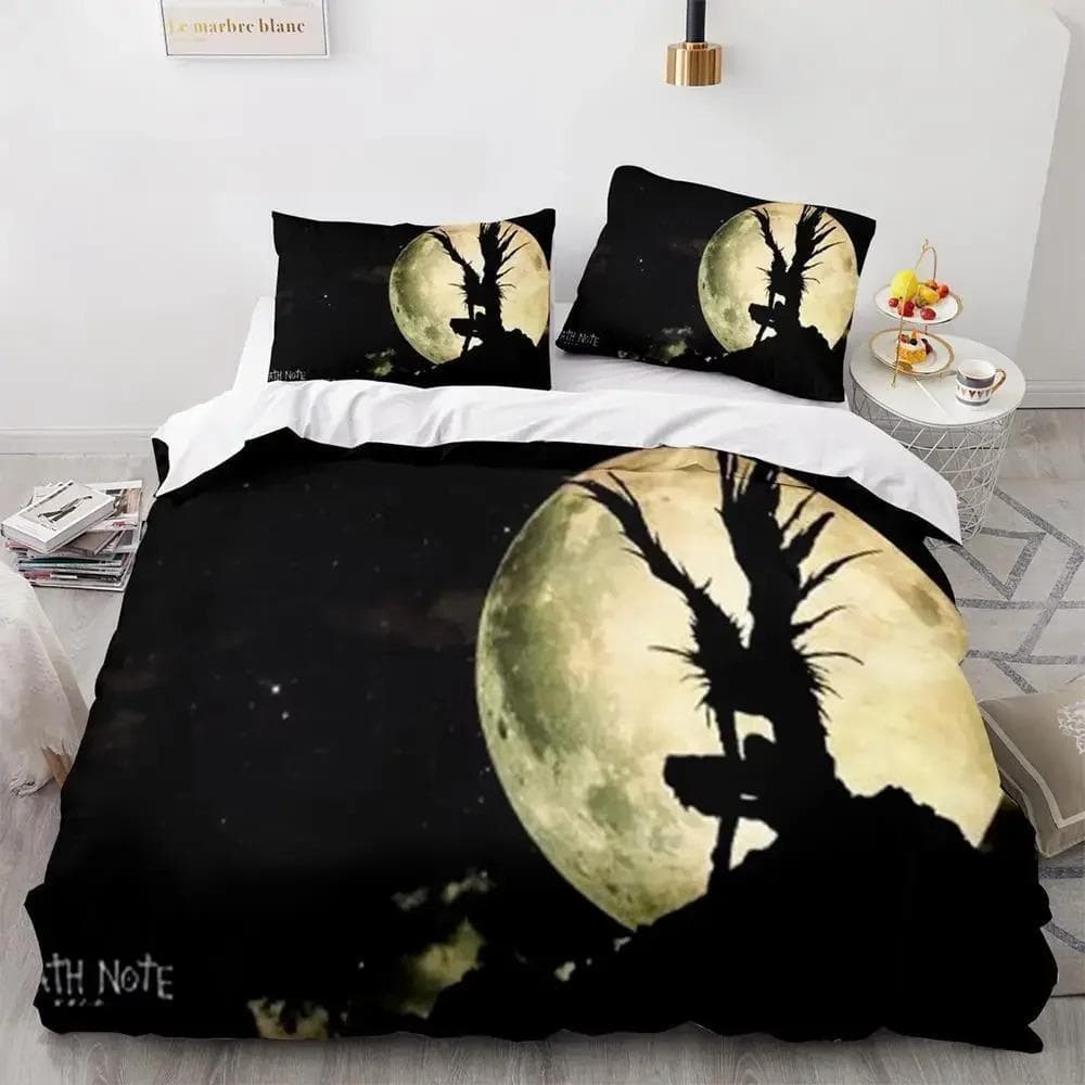 Death Note Bedding Set Single Twin Full Queen King Size Bed Set Adult Kids Bedroom Duvet cover Sets 3D Print Anime Death Note 70x133cm 2pcs