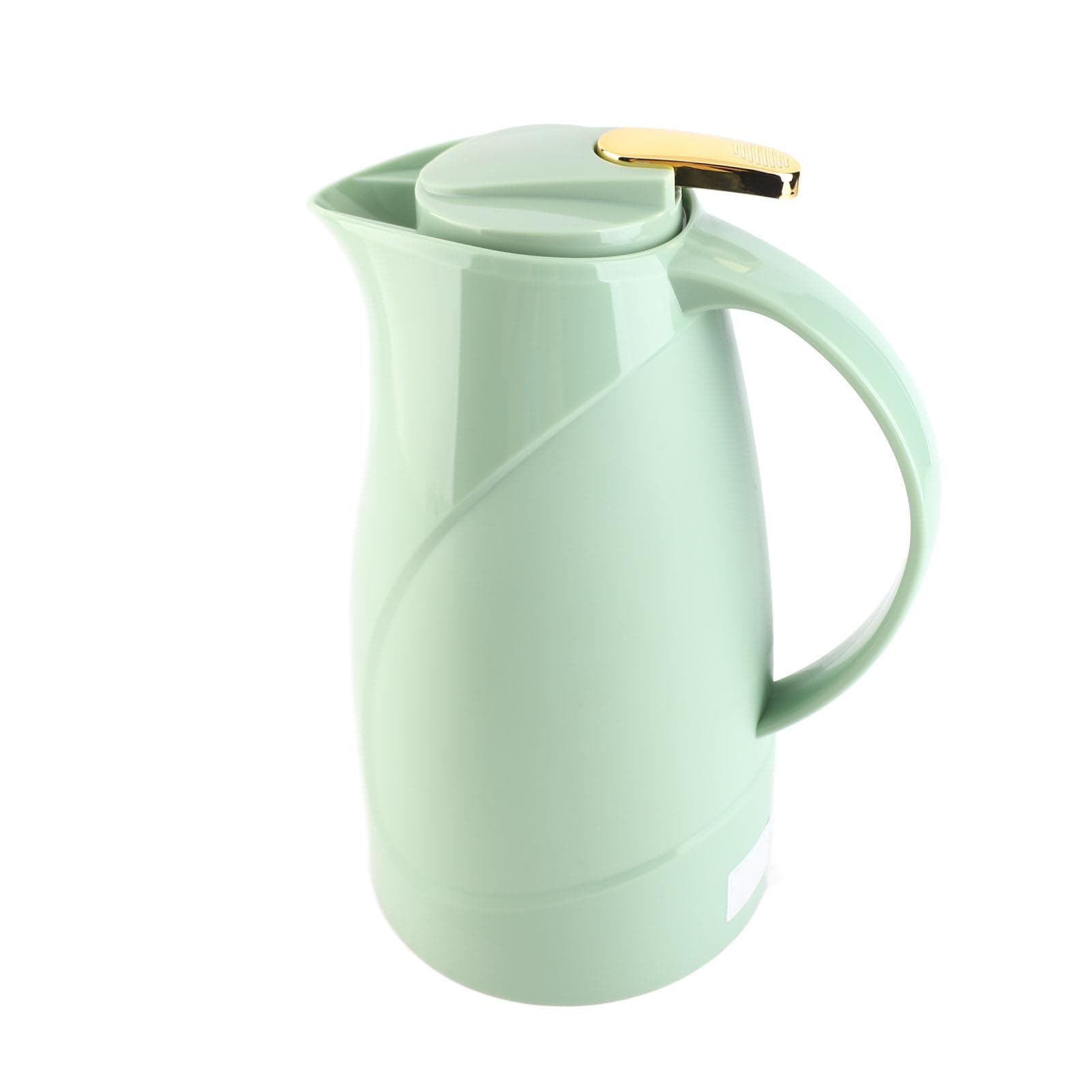 1.6L Coffee Insulation Pot with Glass Liner Leaking Proof Coffee Kettle for Home Office Restaurant