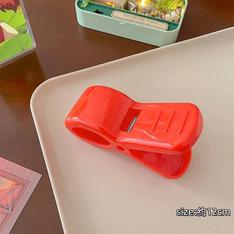 Colorful Cute Cosplay Shark Hair Clip Adult Kid Red Ponytail Hairpin Fashion Korean Hair Claw Headwear Accessories Gift red