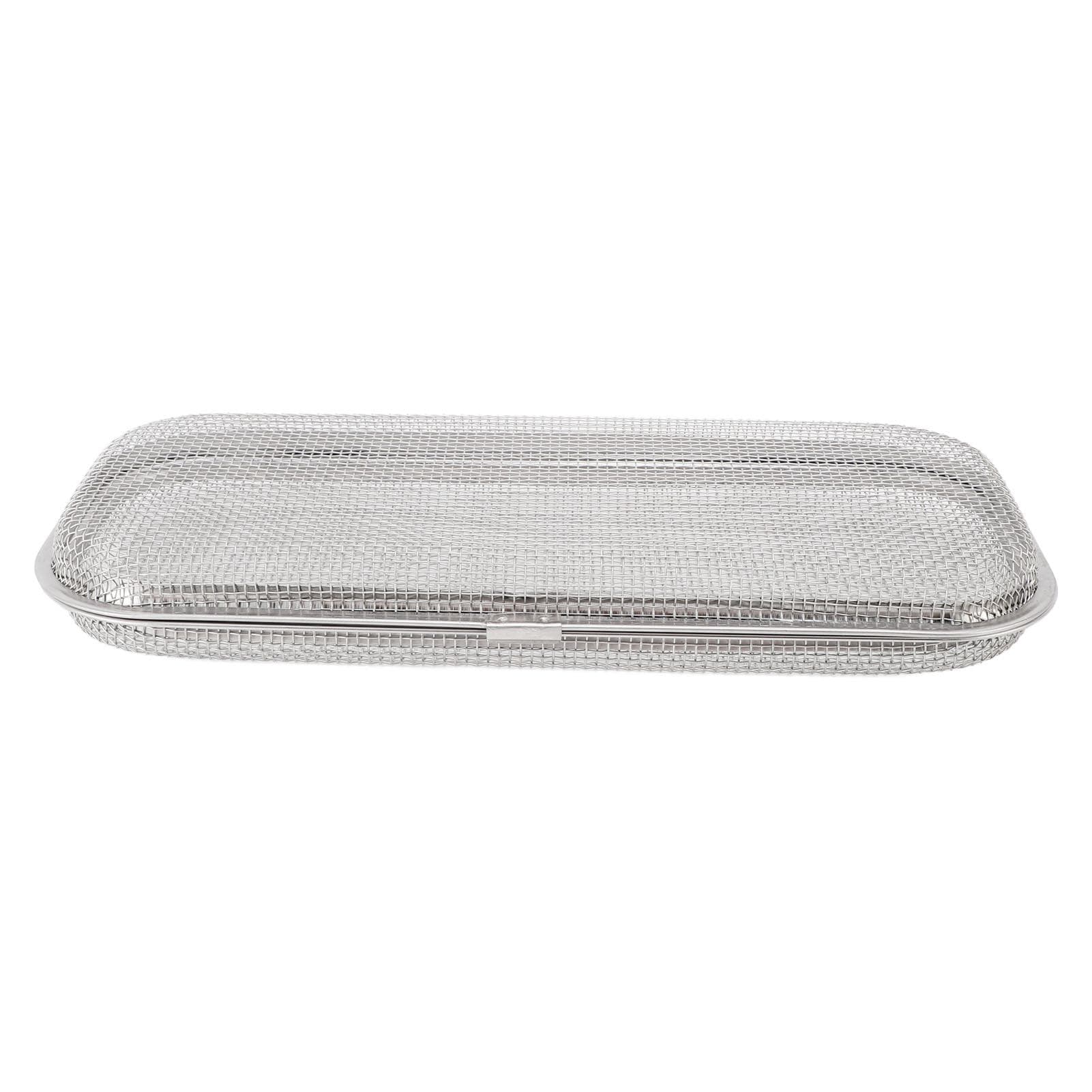 Dishwasher Utensil Basket 304 Stainless Steel Rectangular Mesh Drain Dishwasher Silverware Holder