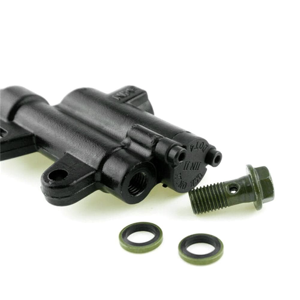 10mm Metal Rear Brake Master Cylinder Pump for Dirt Bike ATV Motorcycle black