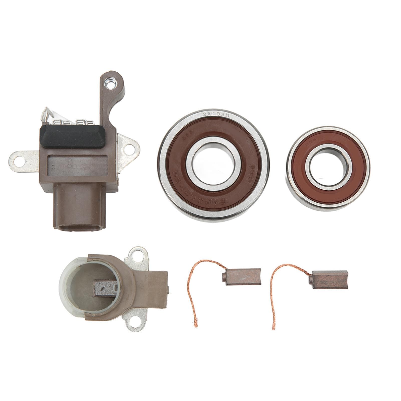 Alternator Repair Kit Voltage Regulator Brushes Bearings 104210?5490 Replacement for Matrix Corolla