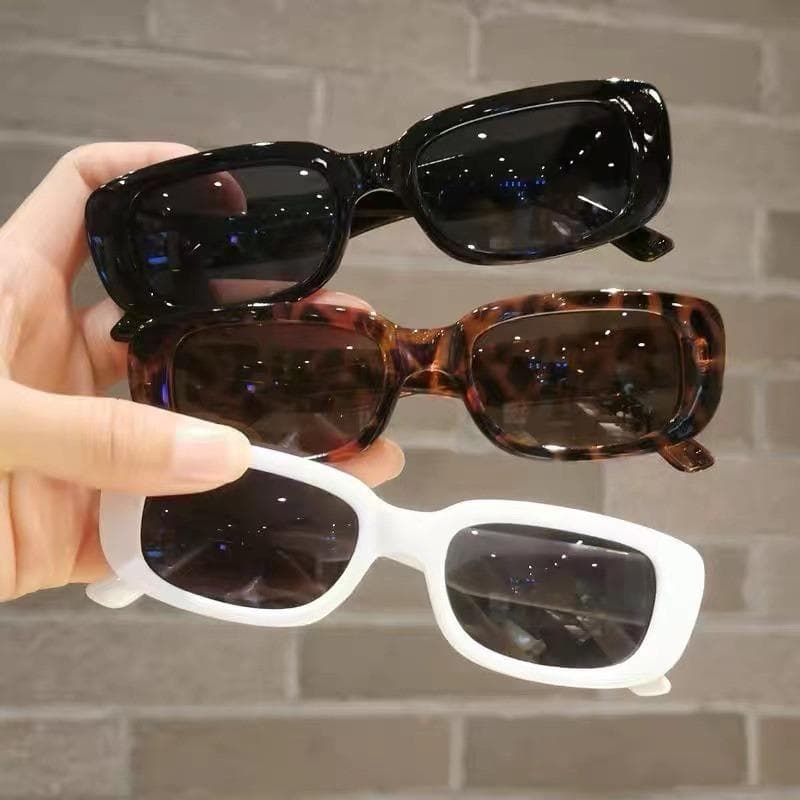 Korean Style Rectangle Sunglasses Fashion Fun Cute Ladies Sunglasses Jenny Style UV Protection