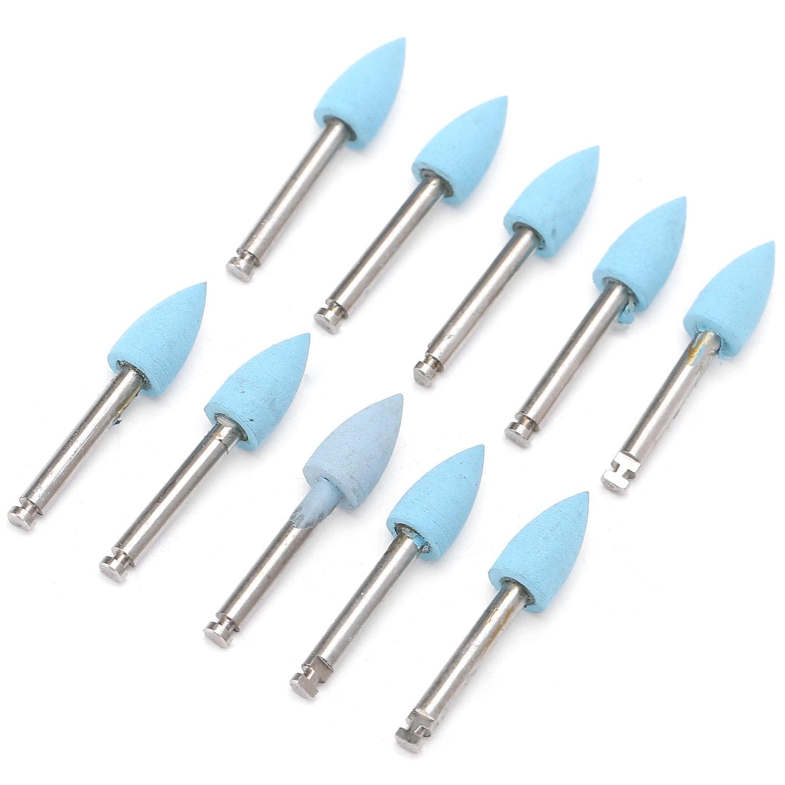 10pcs Dental Polishing Burs Low Speed Dental Grinding Polisher Burs Drill Bits Set 410