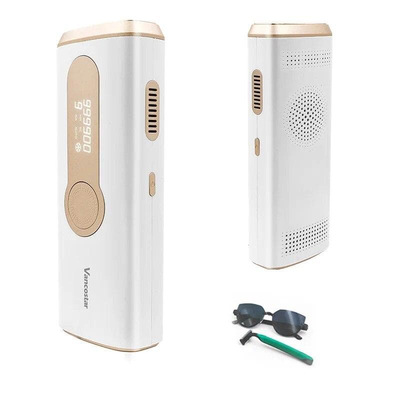 Vancostar Laser Hair Removal 999900 Flash Cool Rejuvenation Acne Treatment for Home Bikini Trimmer IPL Epilator Beauty Device white