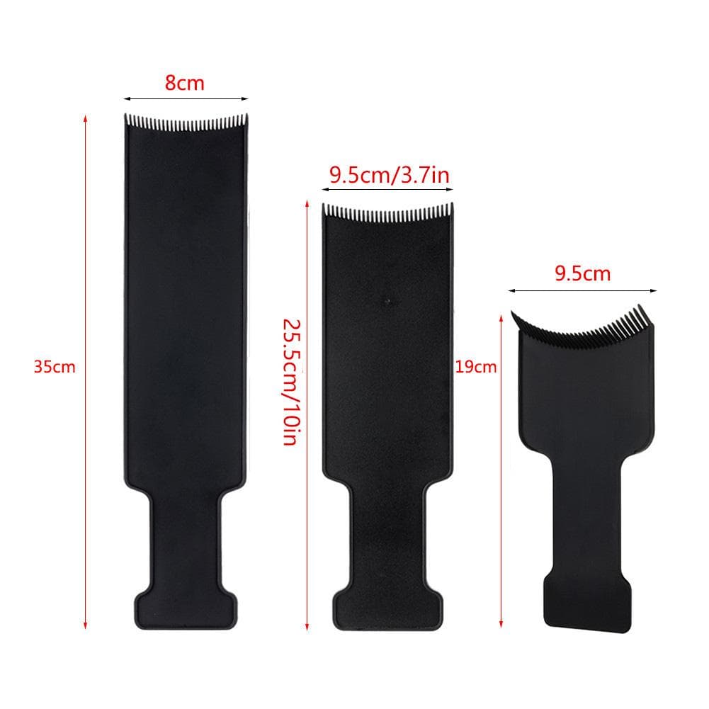Dyed Hair Comb Plastic Hair Coloring Brush Hair Dyeing Tool Hairdressing Comb