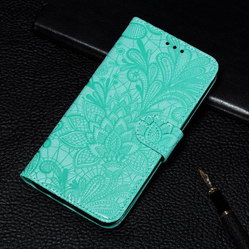 Flip Leather Wallet Case For Samsung Galaxy A35 A53 A14 A16 A34 A54 A05 A15 A25 A55 A33 S21 S23 S24 FE S22 S20 Ultra Plus A30S A51 A32 A52 M32 A12 A50 Samsung Galaxy Note 20 green