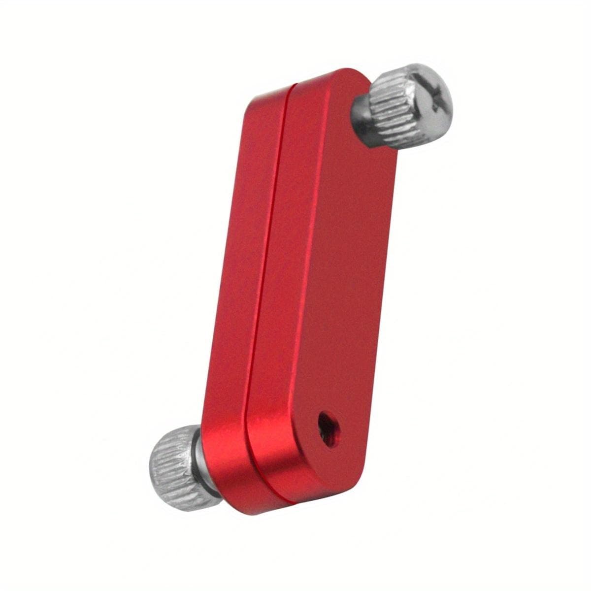 Ruler Positioning Block, Adjustment Positioning Limit, Woodworking Scriber Line Marking Gauge for Carpentry Measuring Tool red