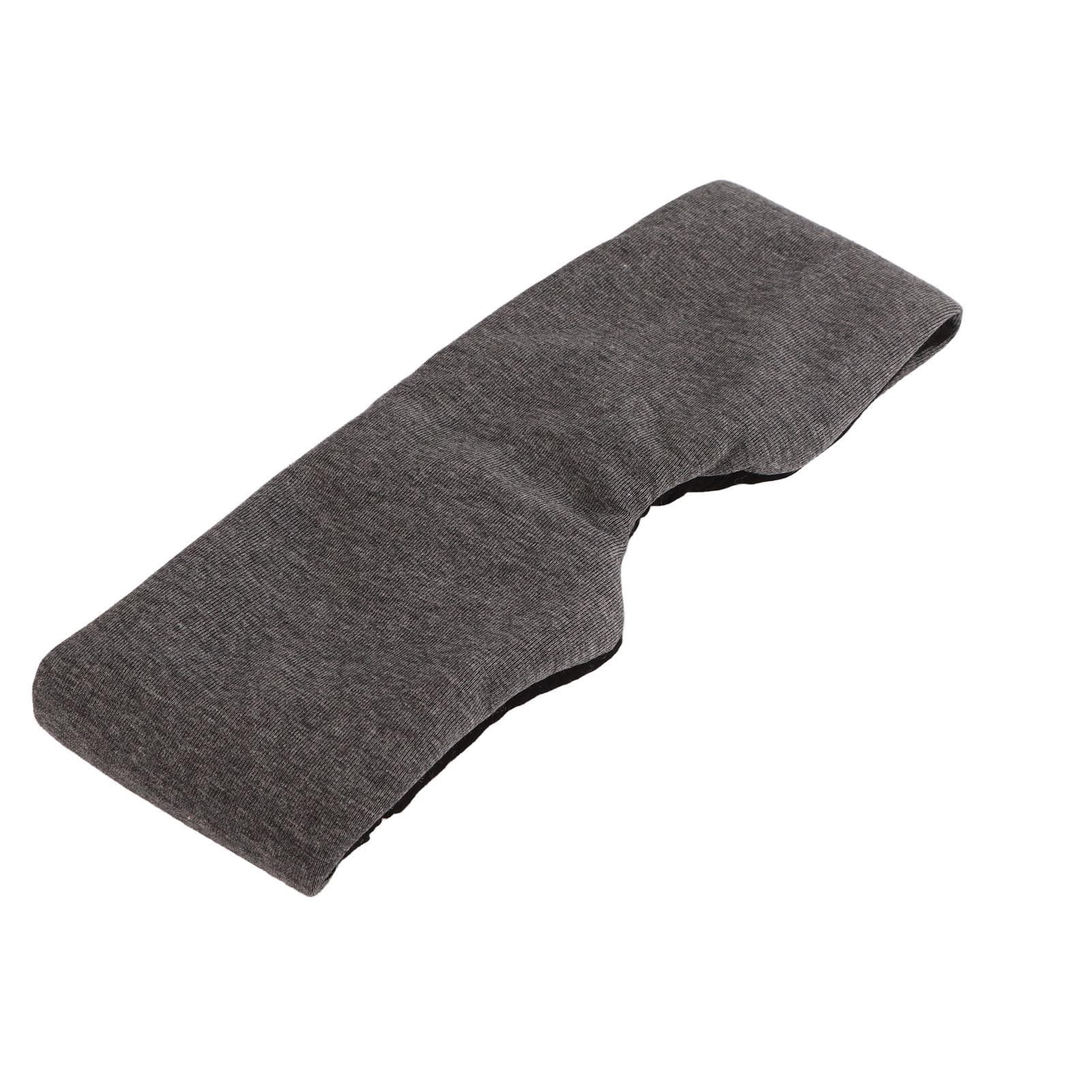 Cotton Sleep Cover Blackout Comfortable Eye Cover for Sleeping Adjustable Blinder Blindfold gray