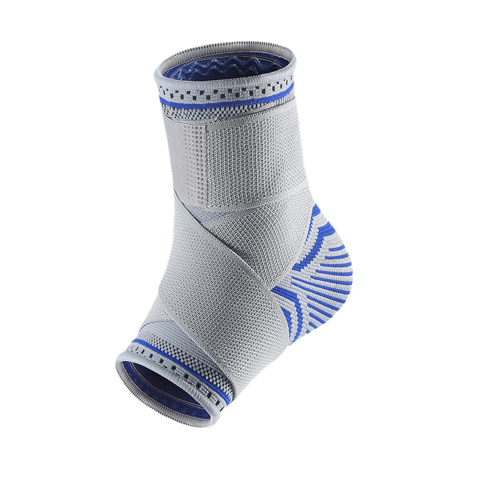 Ankle Brace Adjustable Support Elastic Strap for Basketball Cycling Sport Protection X-Large grey