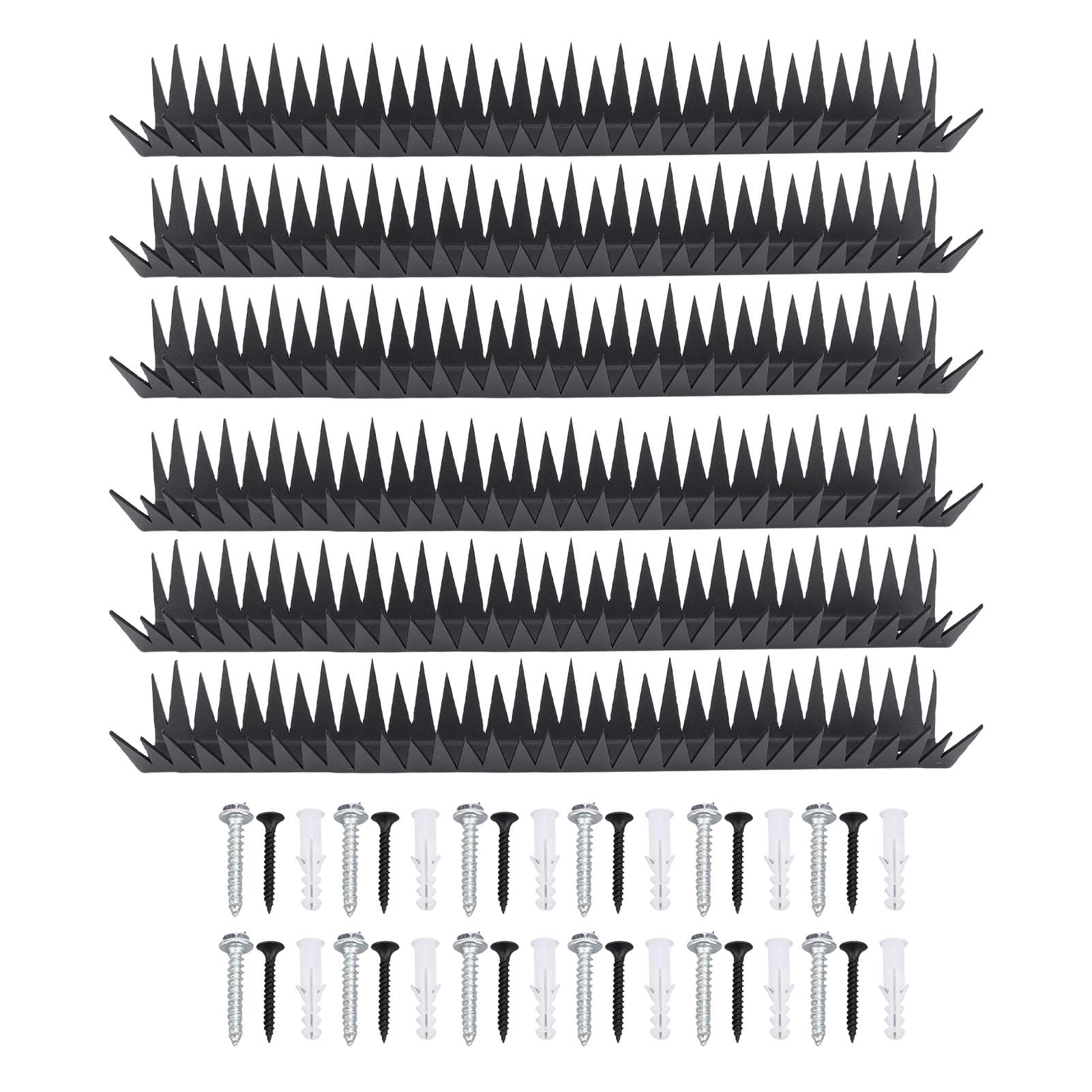 Fence Spikes Metal Animal Deterrent Anti Climb Anti Theft Wall Spikes for Home Outdoor