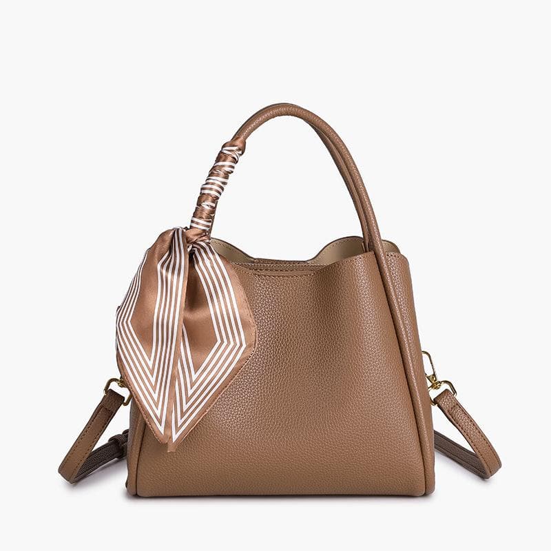 Spring Fashion Hand Bill Shoulder Women's Bag Large Capacity Commuter Crossbody Bag Practical Small Tote Bag Bucket Bag brown