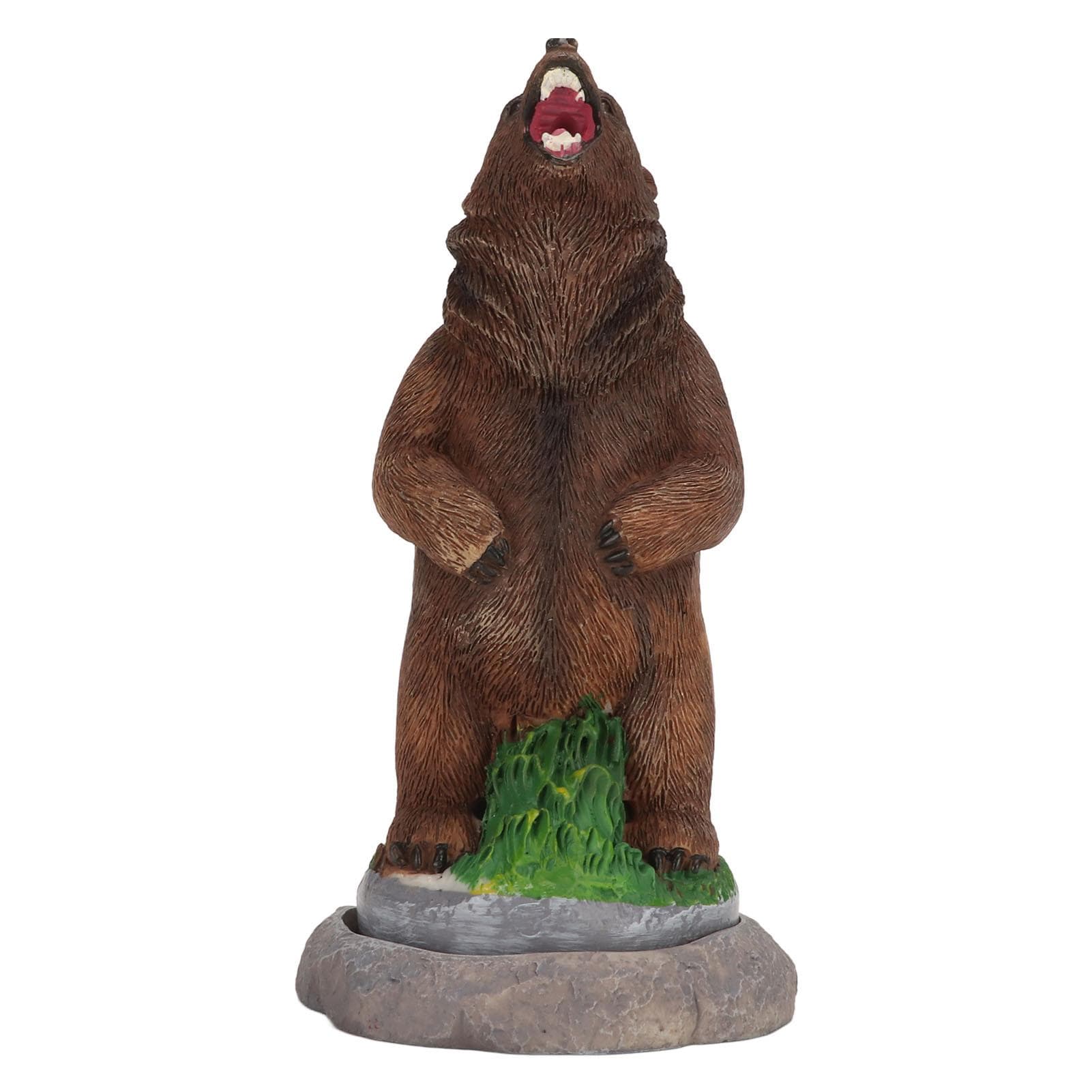Incense Burner Brown Bear Statue Air Purifying Incense Holder Tabletop Decoration for Yoga