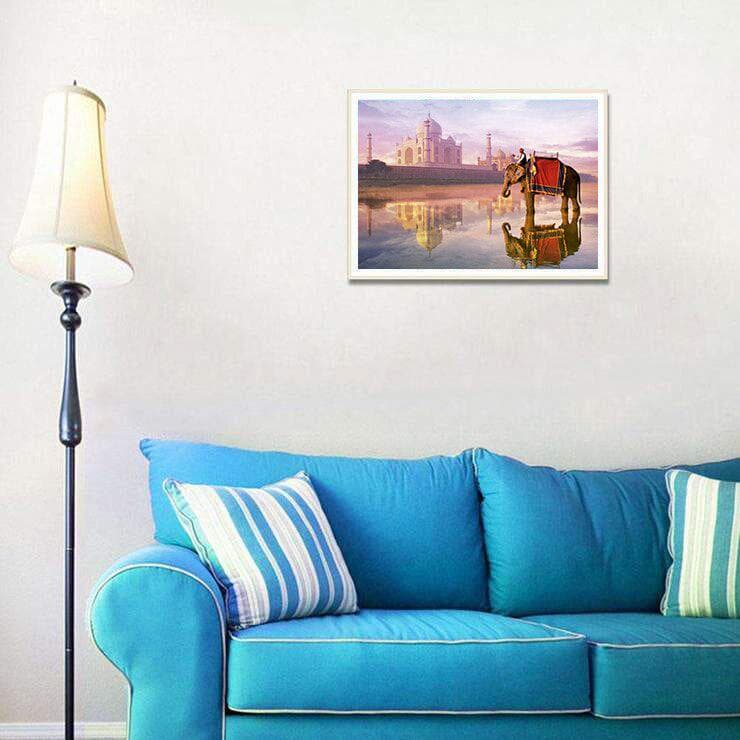 Elephant Diamond Embroidery Crystal Diamond Rhinestones Diamond Painting Cross Stitch 20X30CM