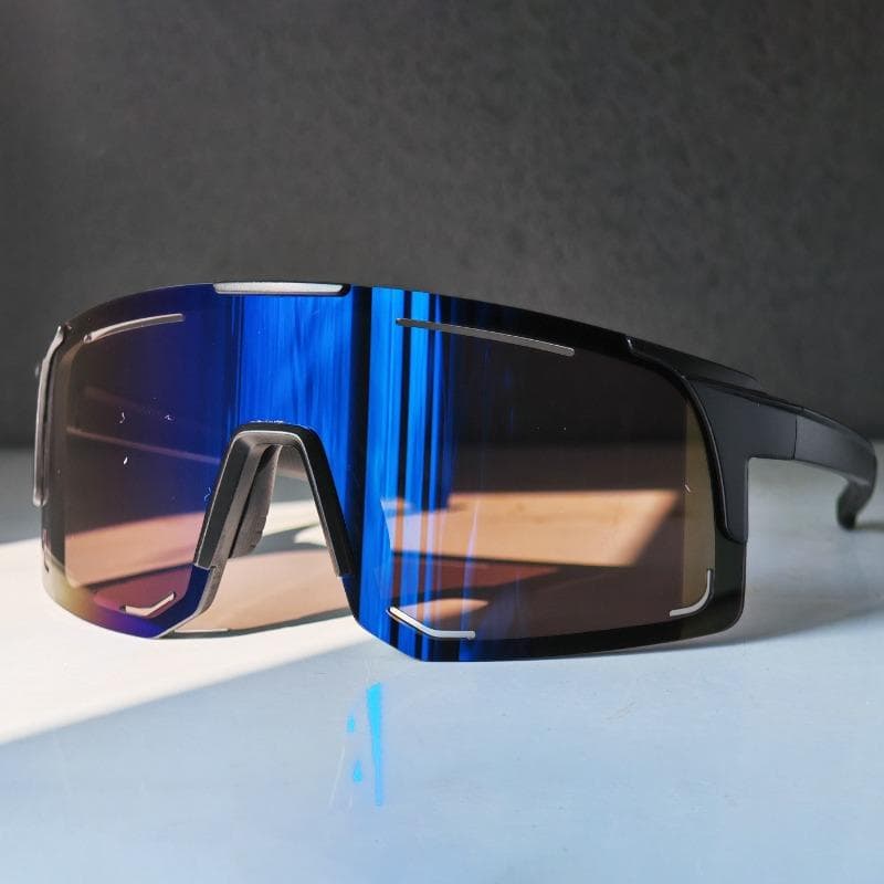 Unisex Fashionable Shield Style Glasses Frameless Retro Inspired Sunglasses for Men and Women 1 Package