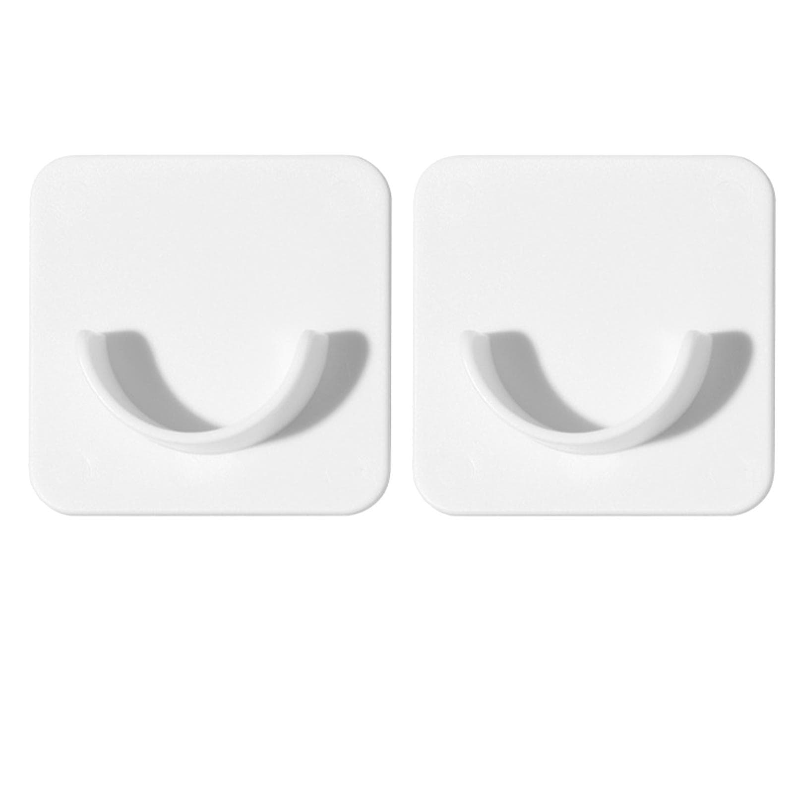 Curtain Rod Holder Stable Fixed Adhesive Telescopic Rod Pole Bracket for Home Bathroom Kitchen