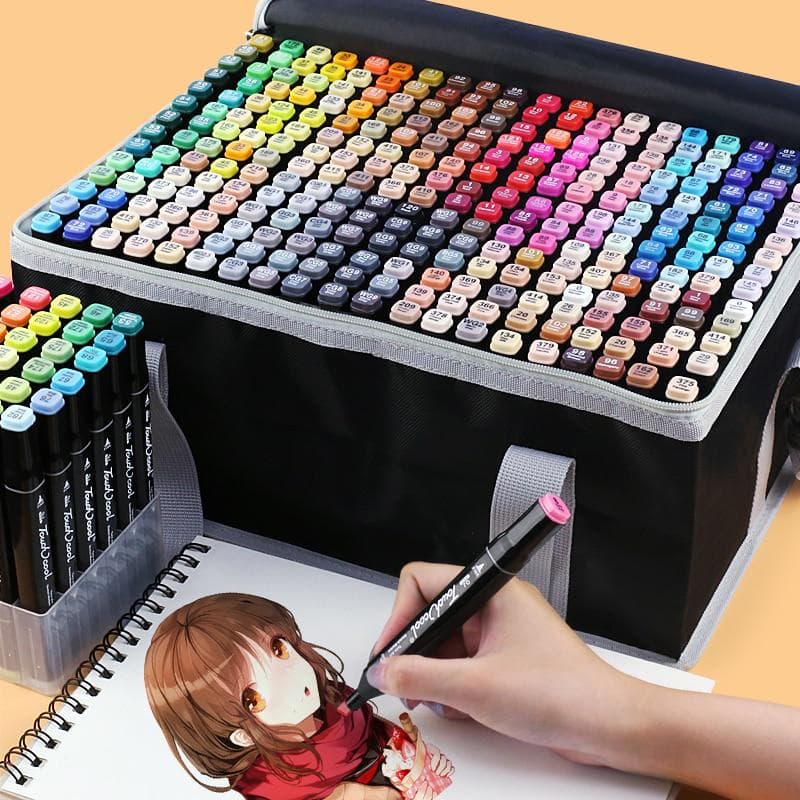 Art Marker Set Marker Pen Watercolor Brush Pen Sketch Marker Dual Tip Drawing Art Brush Pen 48 Colors