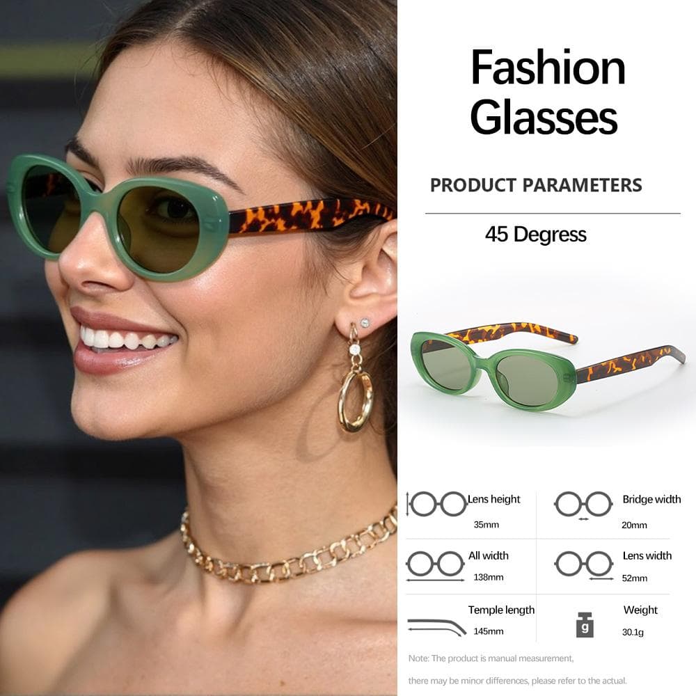 Vintage Sunglasses Women Retro Round Frame Minimalist Glasses Artistic Wear Daily Fashion Accessories