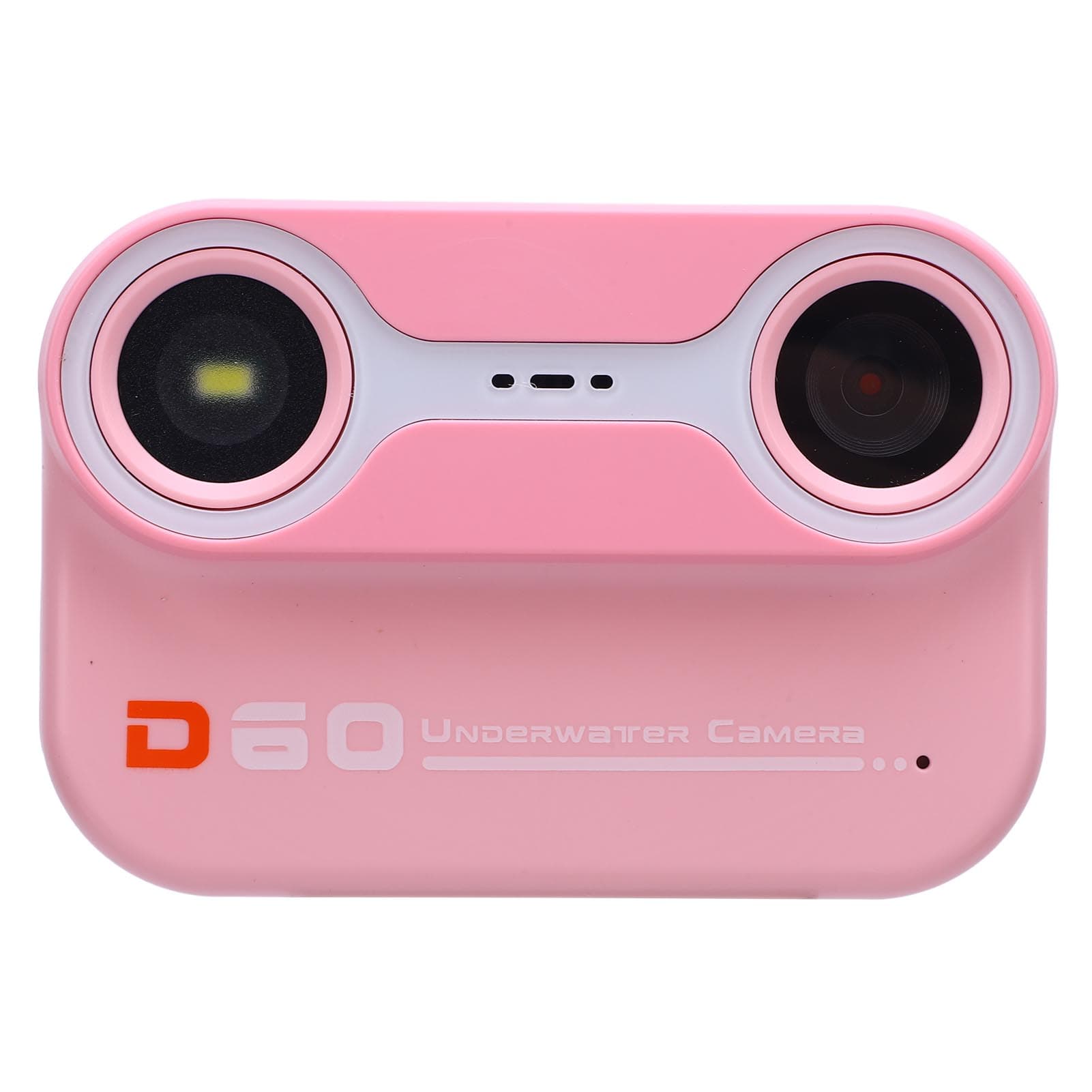 9.8FT Underwater Camera Rain Proof 2K 26MP Dual Lens 10X Zoom Underwater Video Camera with IPS HD pink