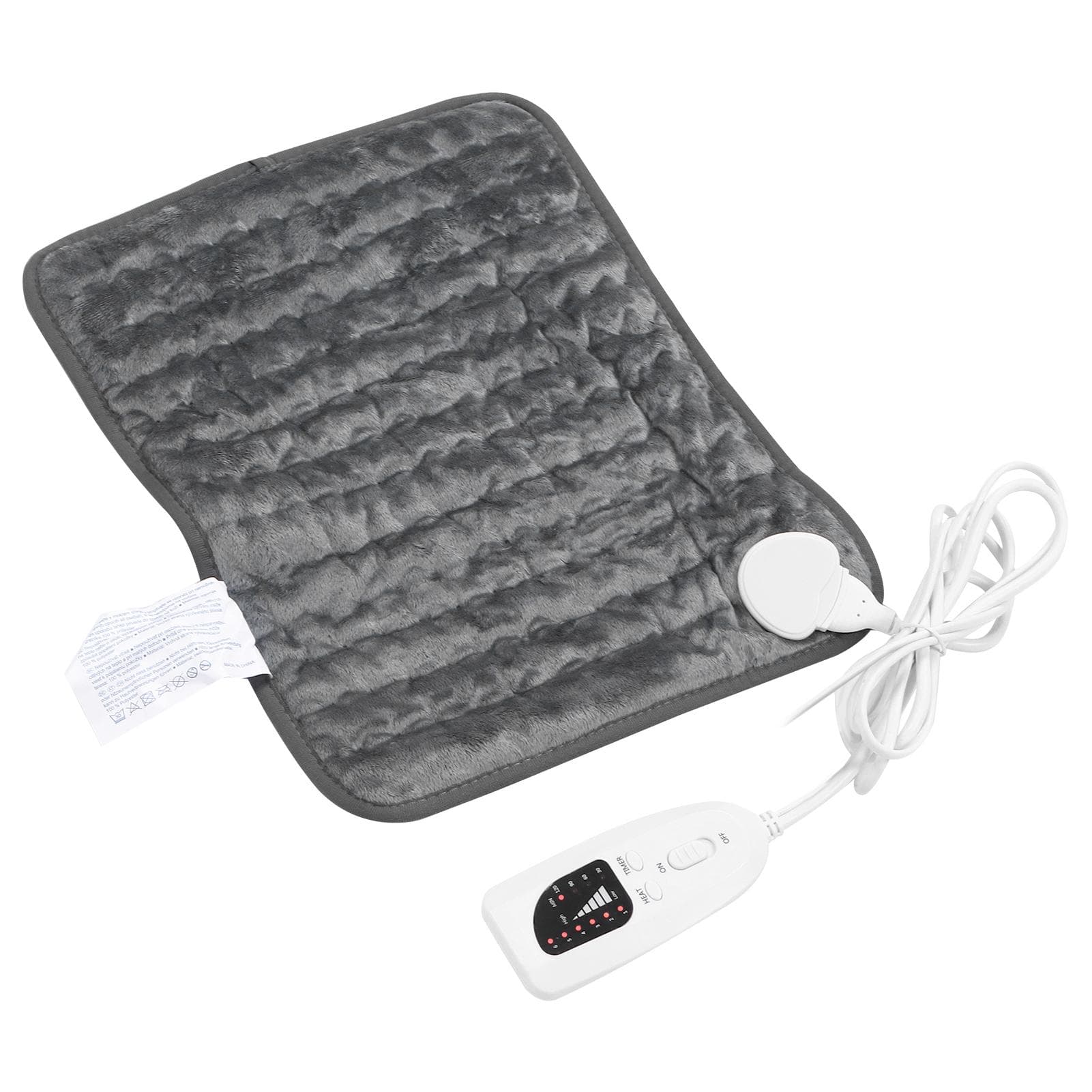 6 Gear Temperature Adjustment Heating Pad Darkgray Timing Electric Pad with AutoShutoff EU Plug