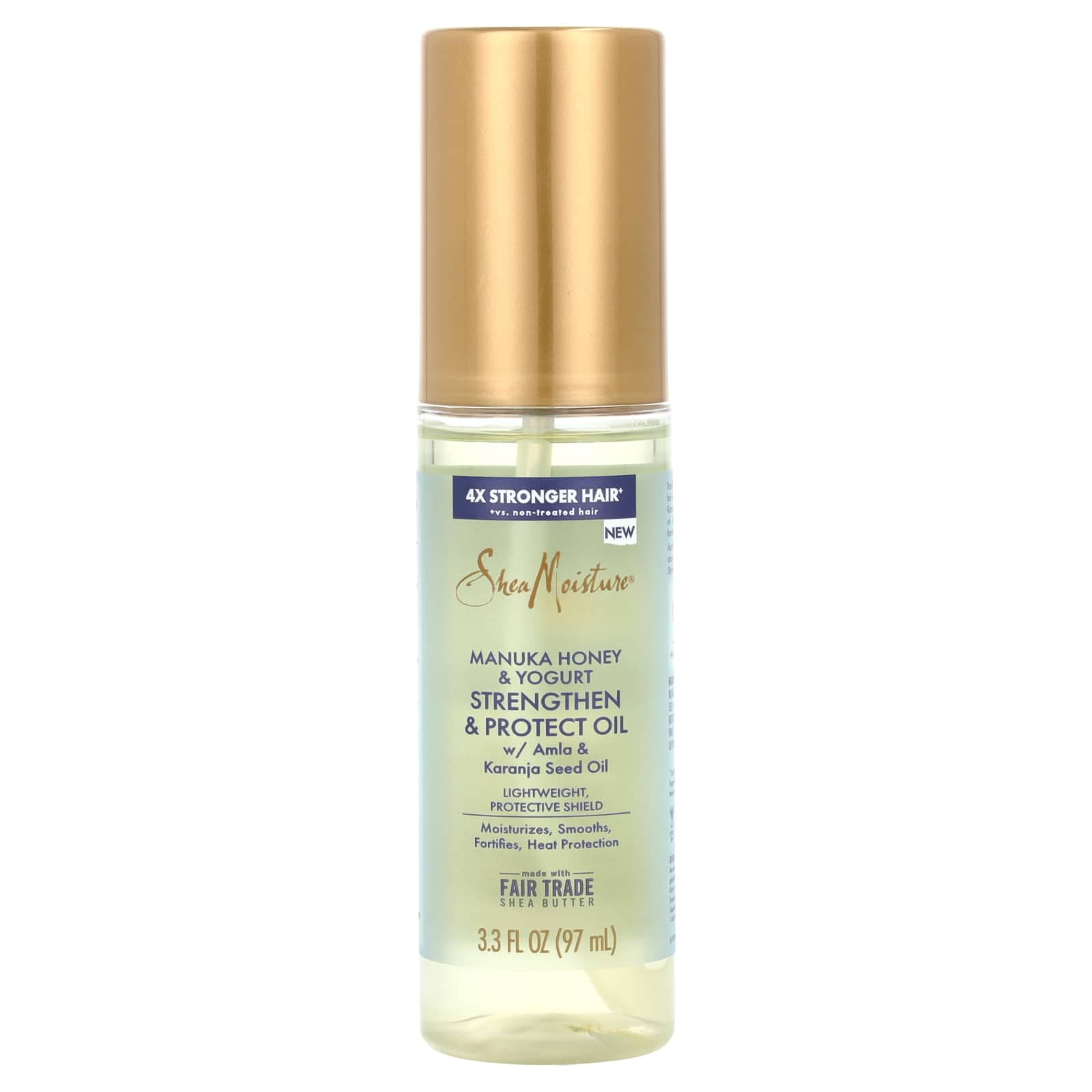 SheaMoisture, Strengthening and Protecting Oil, Manuka Honey and Yogurt, 3.3 fl oz (97 ml)