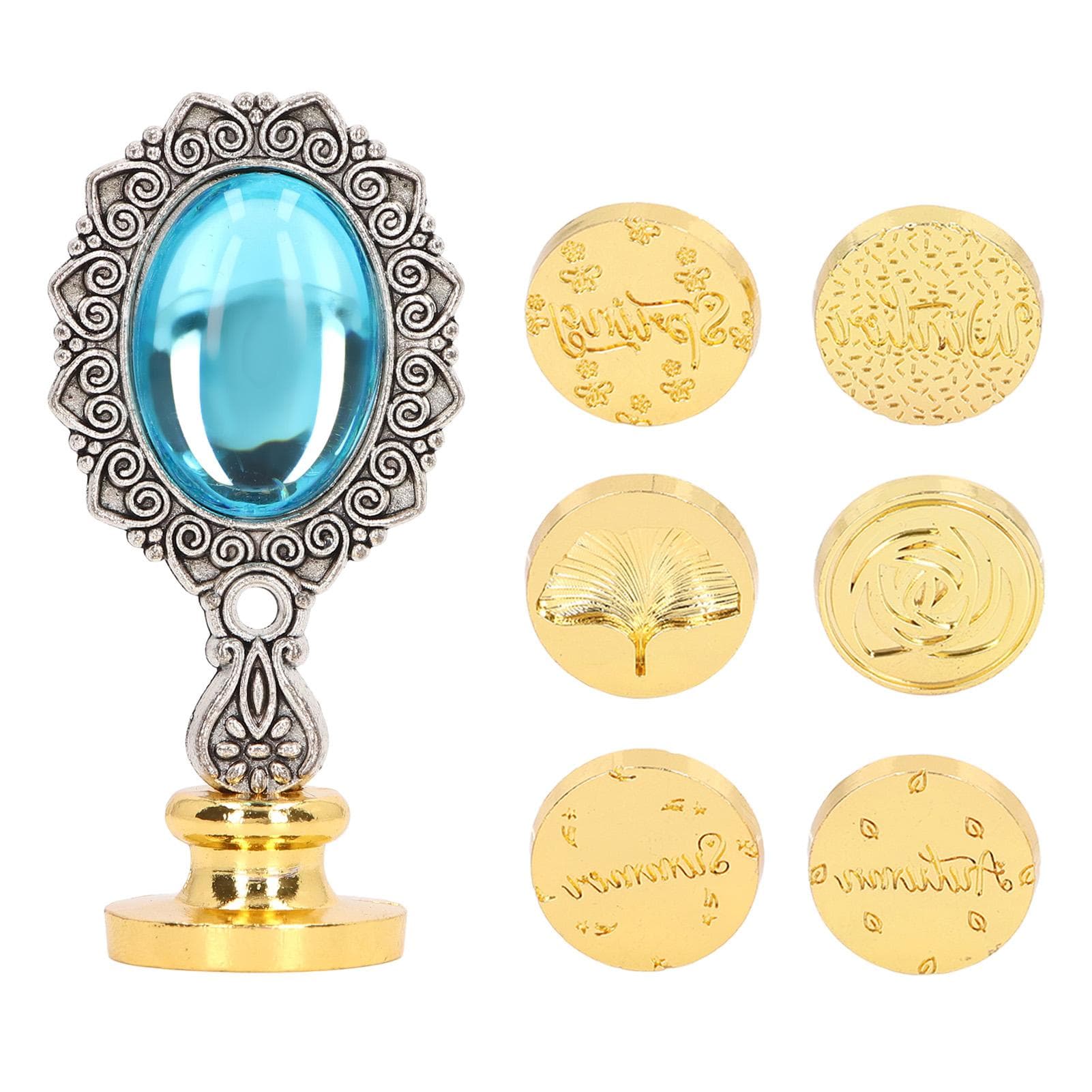 Wax Stamp Seal Easy Operation Detachable Design Rustproof Wide Application Wax Seal Stamp Kit for