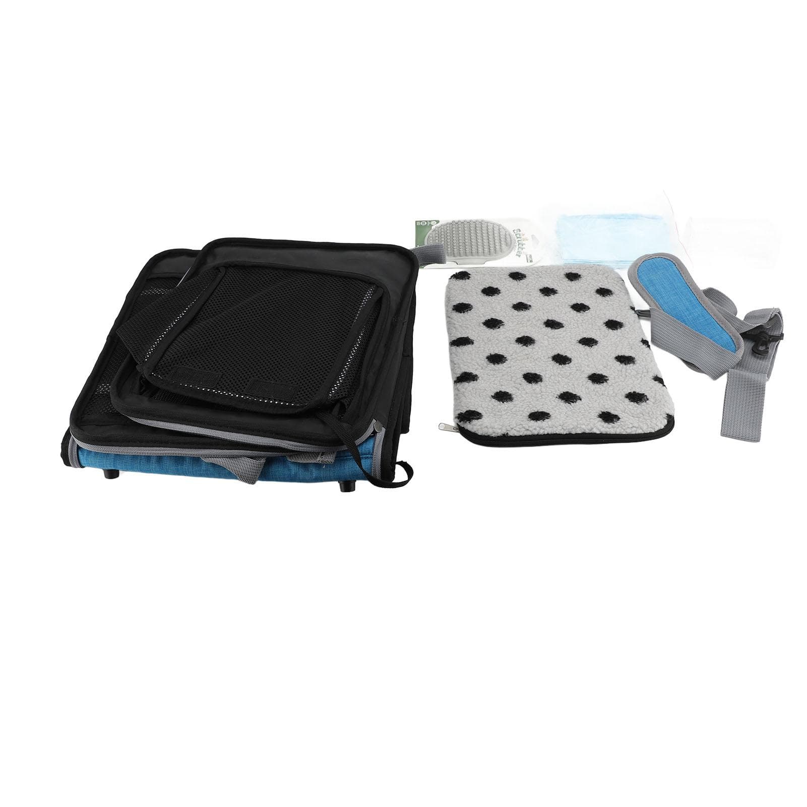Dog Bike Basket Large Capacity Pet Bike Carrier Foldable Dog Bike Basket for Medium and Small Pets